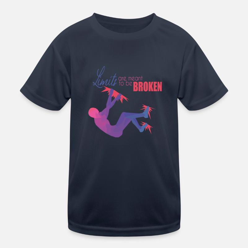 Bouldering Kids Functional T-Shirt