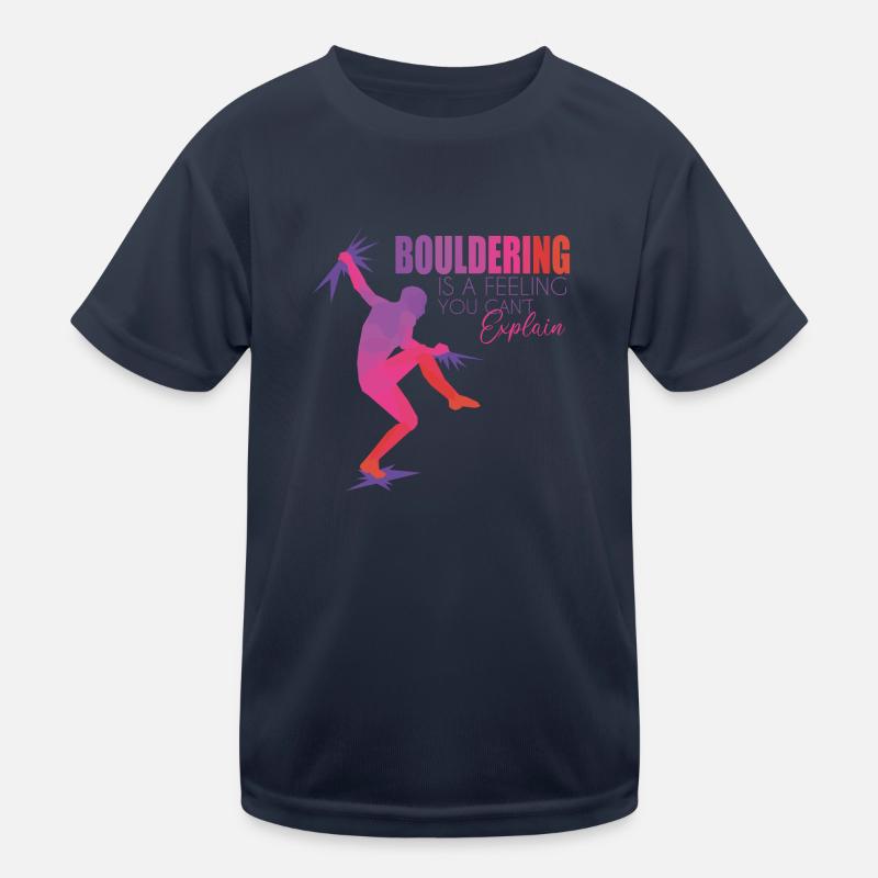 Bouldering Kids Functional T-Shirt