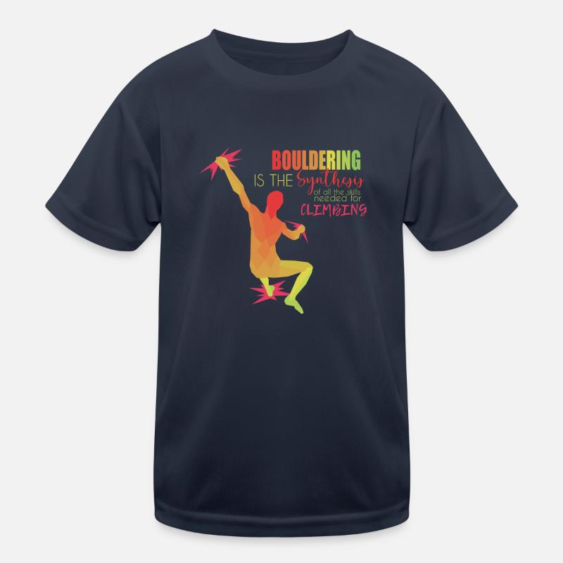 Bouldering Kids Functional T-Shirt
