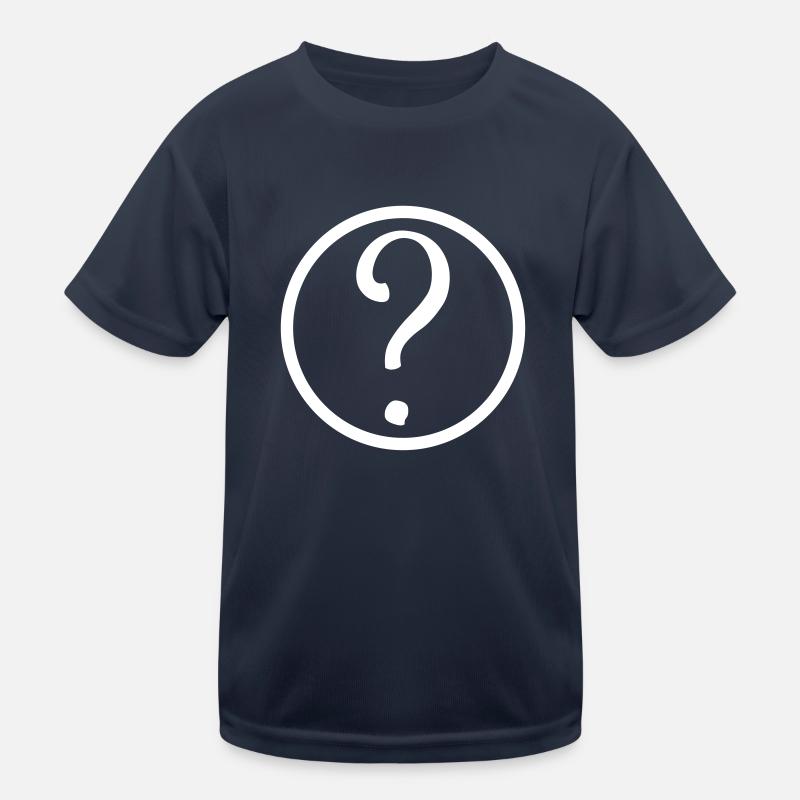 fragezeichen symbol Kinder Funktions-T-Shirt