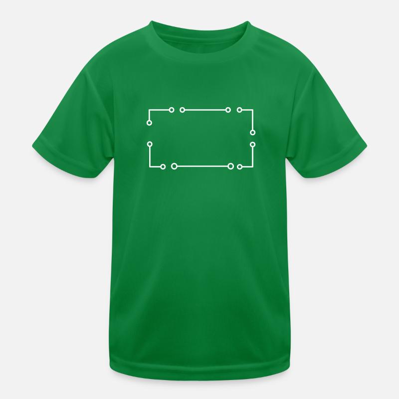 Cadre Forme rectangulaire en blanc T-shirt sport Enfant