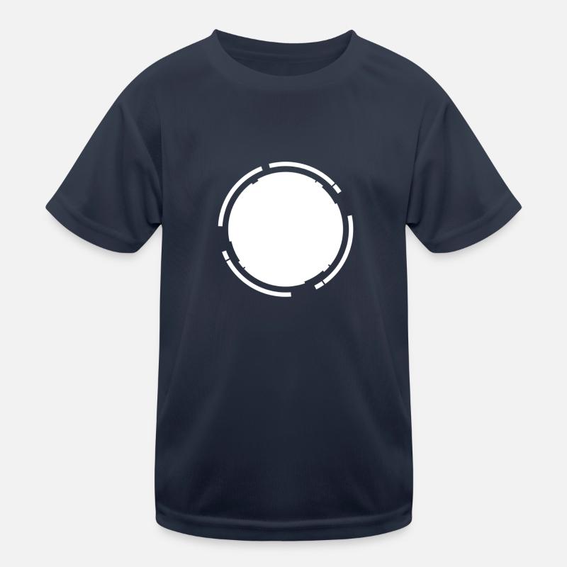 White frame background Kreisfömig Kids Functional T-Shirt