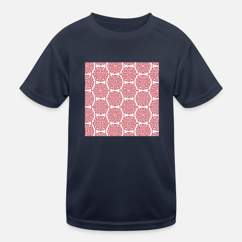 Chinese pattern Kids Functional T-Shirt