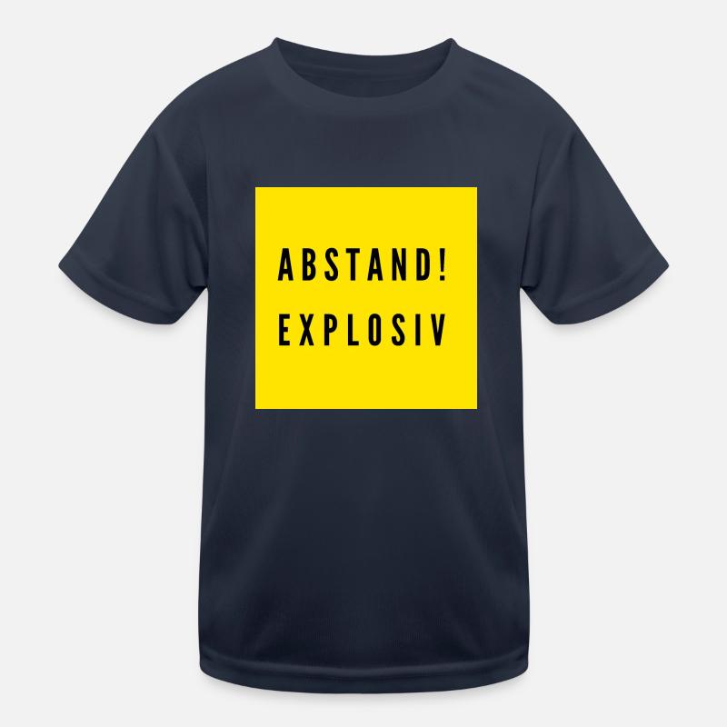Abstand Explosiv LSBY Kinder Funktions-T-Shirt