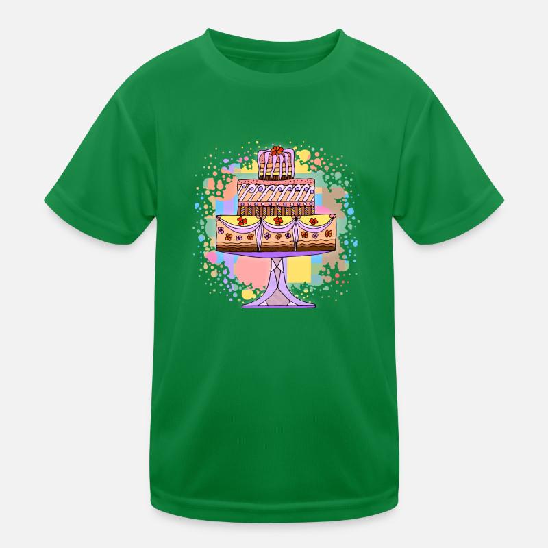 Kuchen Kinder Funktions-T-Shirt