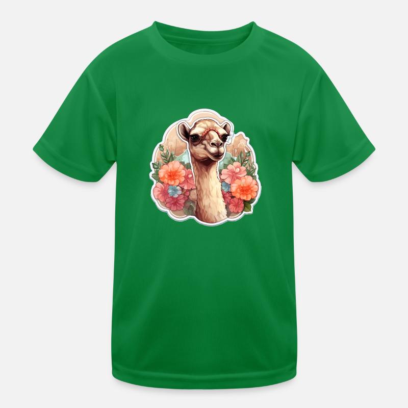 Kamel Kinder Funktions-T-Shirt
