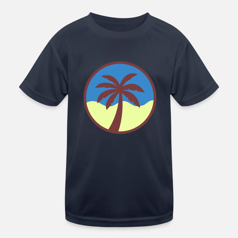 palme Kinder Funktions-T-Shirt