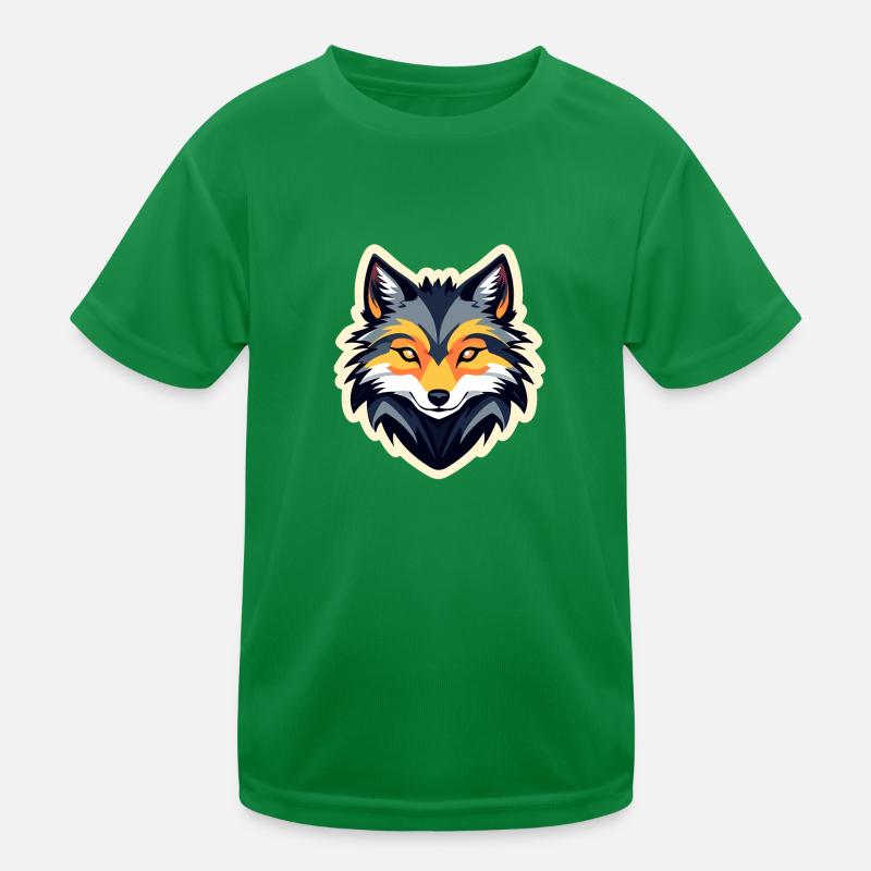 Dessin de loup T-shirt sport Enfant