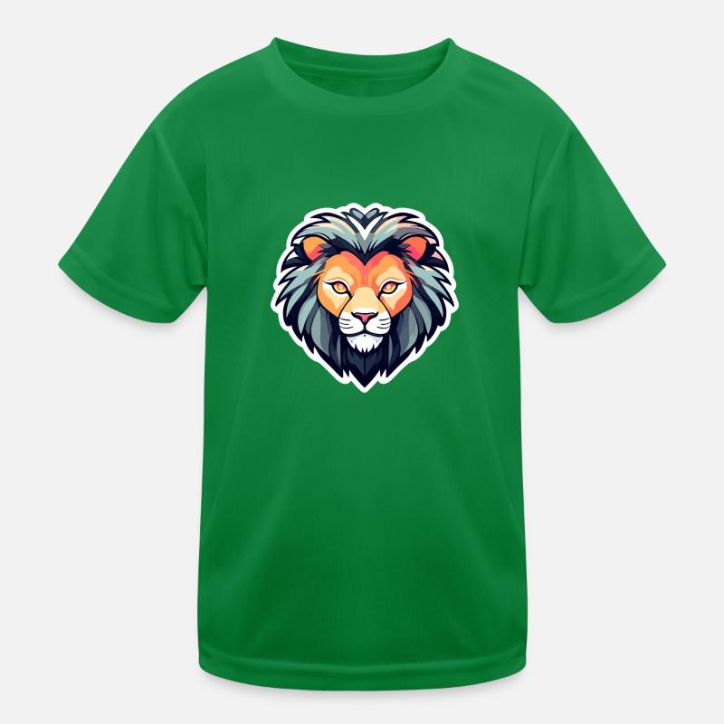 Dessin de Lion T-shirt sport Enfant