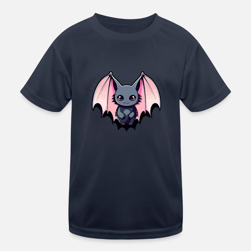 Fledermaus Illustration Kinder Funktions-T-Shirt