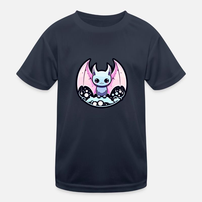 Fledermaus Illustration Kinder Funktions-T-Shirt