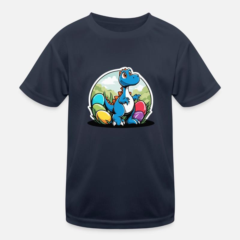 Dinosaur Easter Eggs Easter Kids Functional T-Shirt