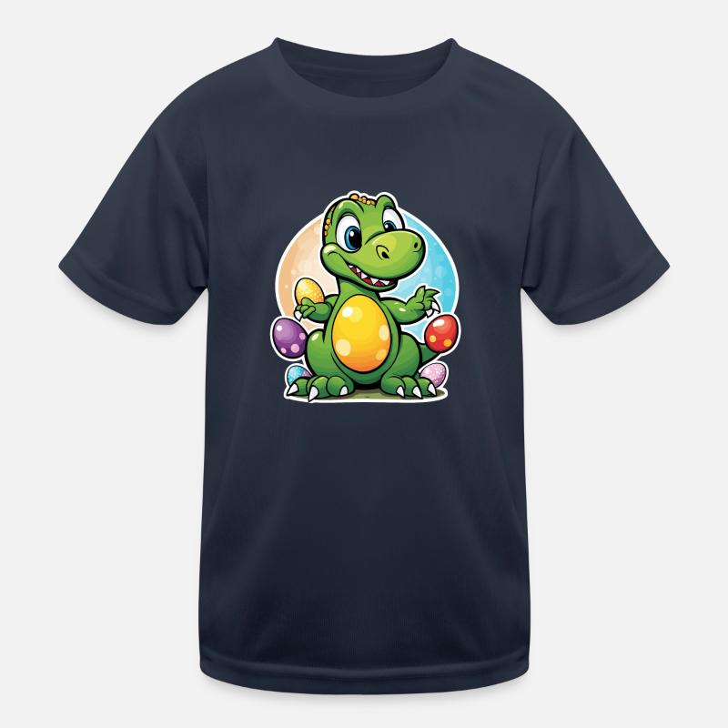 Dinosaur Easter Eggs Easter Kids Functional T-Shirt