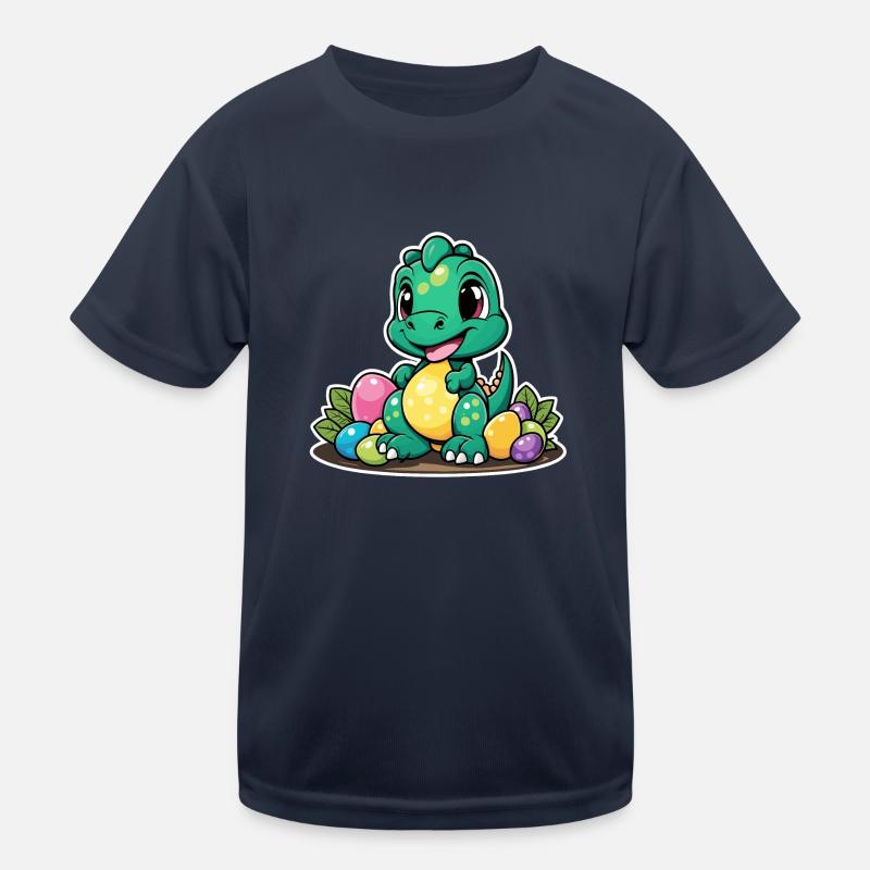 Dinosaur Easter Eggs Easter Kids Functional T-Shirt