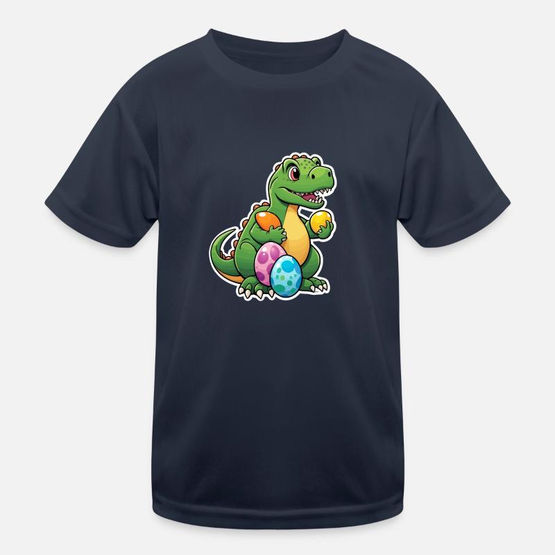 Dinosaur Easter Eggs Easter Kids Functional T-Shirt