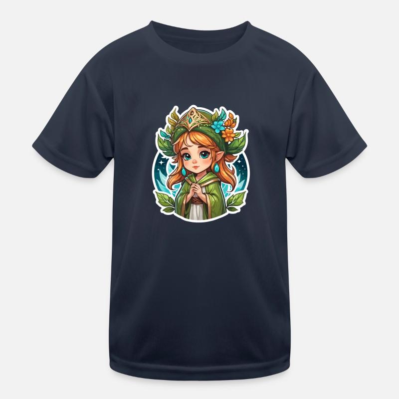 Druide Niedlich Illustration Kinder Funktions-T-Shirt
