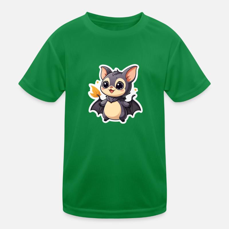 Fledermaus Niedlich Illustration Kinder Funktions-T-Shirt
