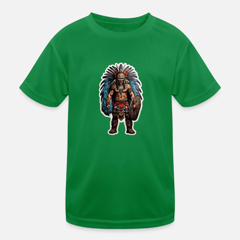 Aztec Warriors Kids Functional T-Shirt