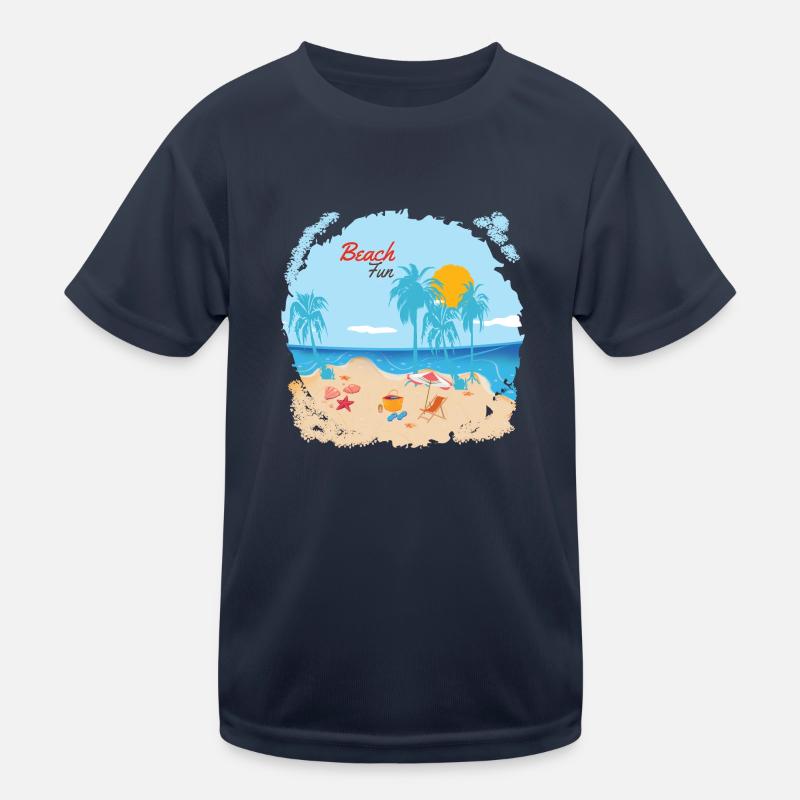 Strandspaß Kinder Funktions-T-Shirt