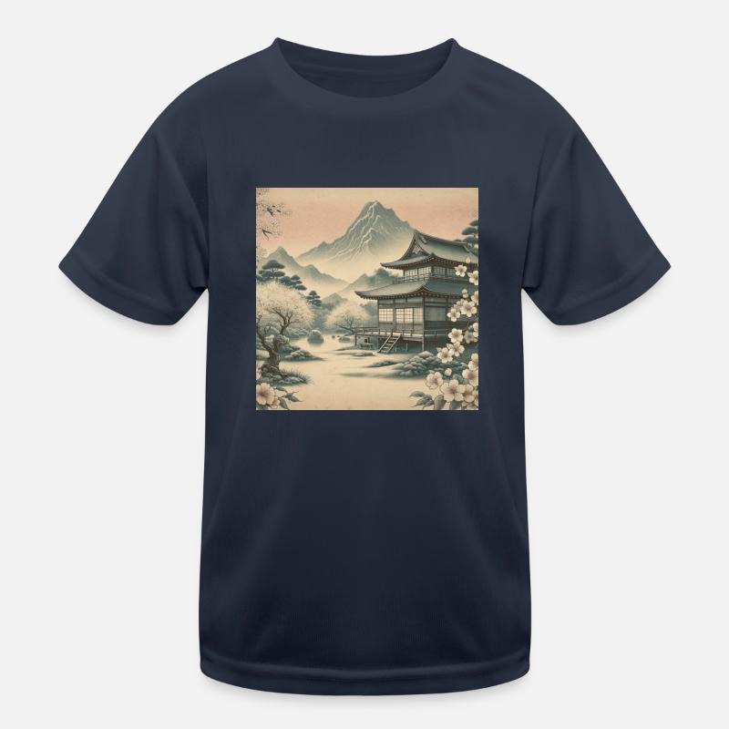 Japan Vintage Hell 2 Kinder Funktions-T-Shirt