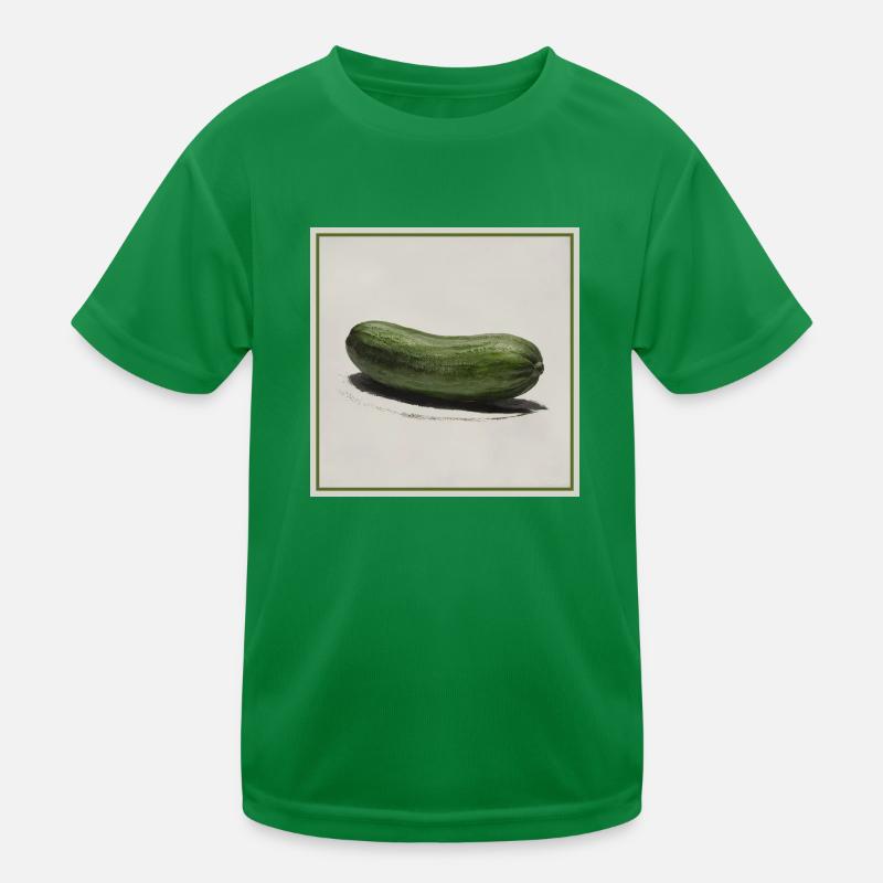 A cucumber Kids Functional T-Shirt