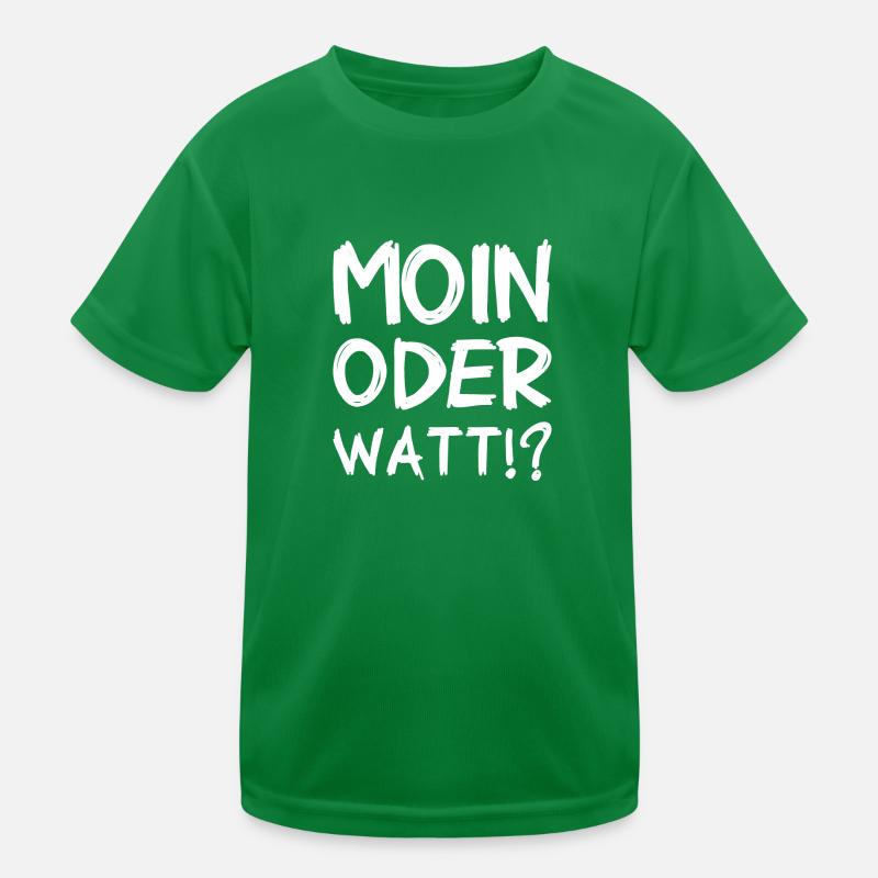 Moin oder Watt? Kinder Funktions-T-Shirt