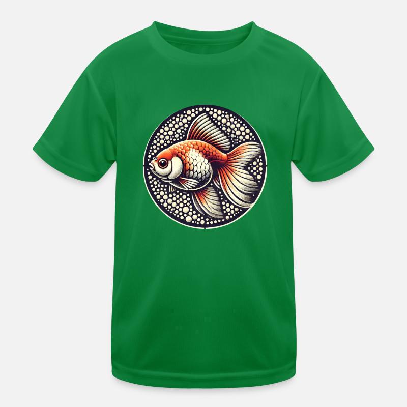 Poisson rouge T-shirt sport Enfant