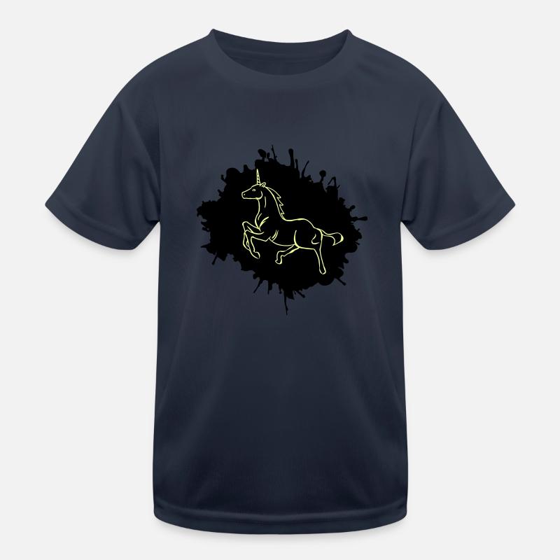Unicorn blobs Kids Functional T-Shirt