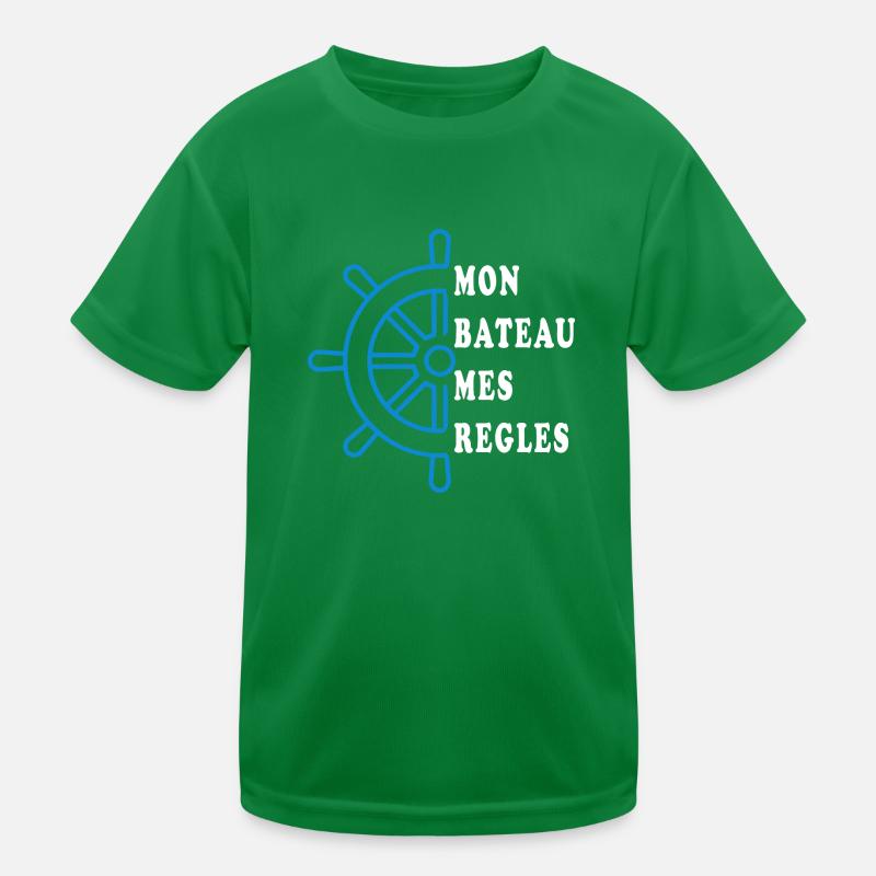 Mon bateau Mes règles T-shirt sport Enfant