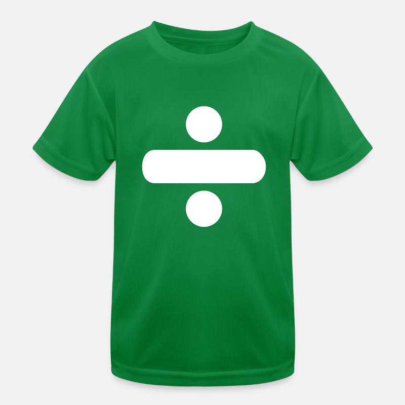Icône mathématique partagée T-shirt sport Enfant