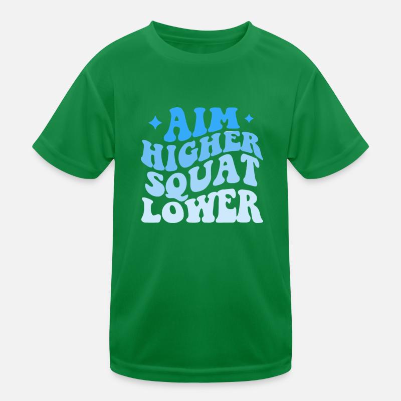 Aim Higher Squad Lower Kinder Funktions-T-Shirt