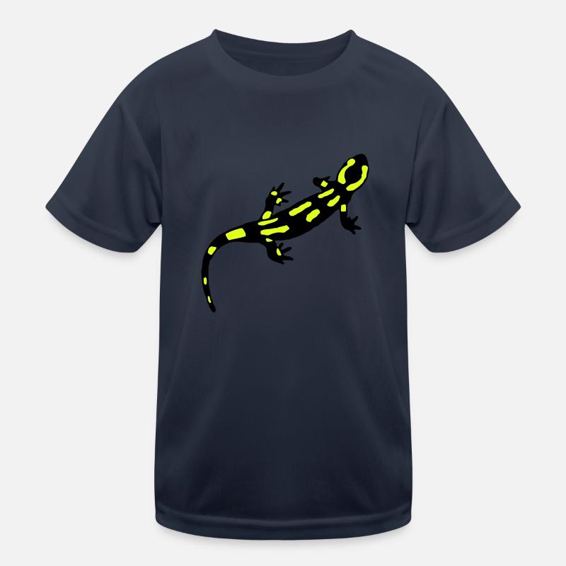 Feuersalamander (gebändert) Kinder Funktions-T-Shirt