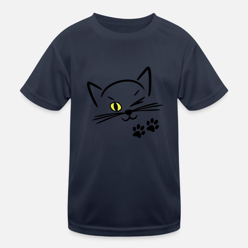 chat mignon, clin d'oeil T-shirt sport Enfant