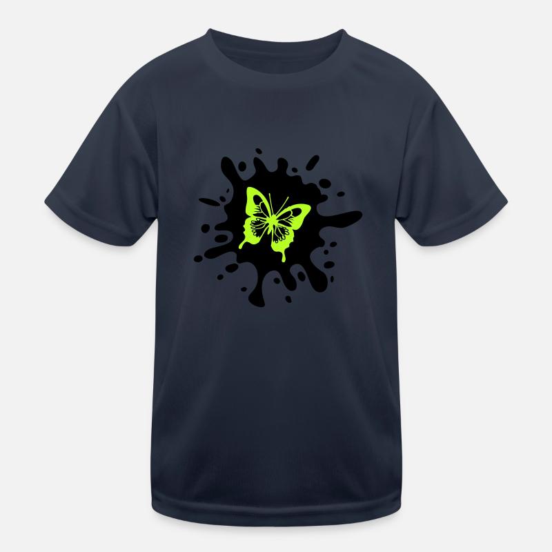 schmetterling farbklecks Kinder Funktions-T-Shirt