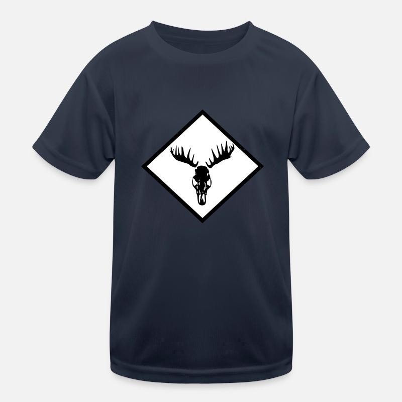 Crâne d’orignal T-shirt sport Enfant