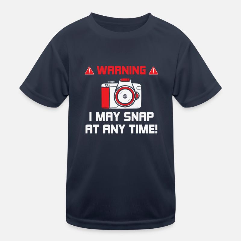 Warning Kinder Funktions-T-Shirt