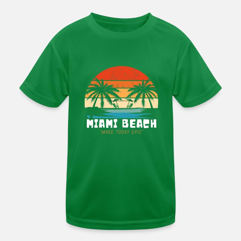 Miami Kinder Funktions-T-Shirt