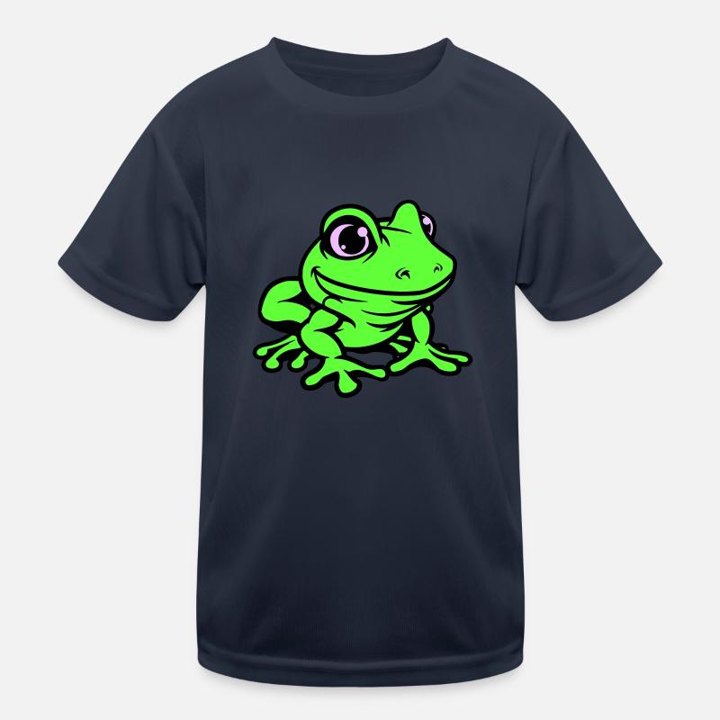 frosch comic Kinder Funktions-T-Shirt