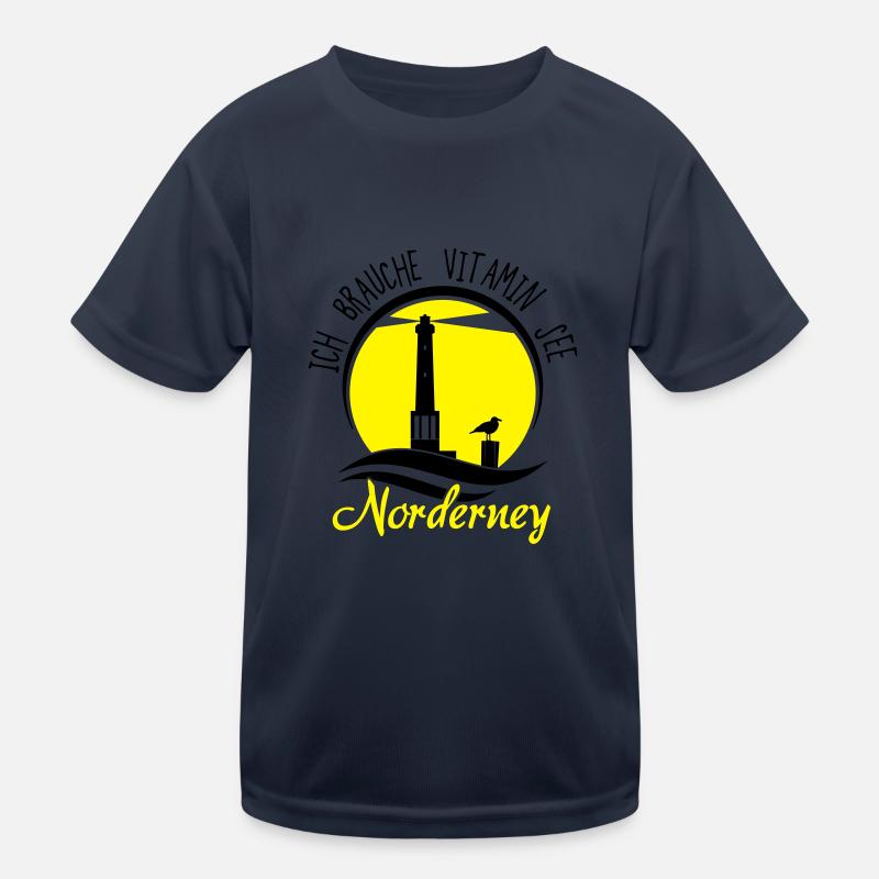 Vitamin See Norderney Leuchtturm Kinder Funktions-T-Shirt