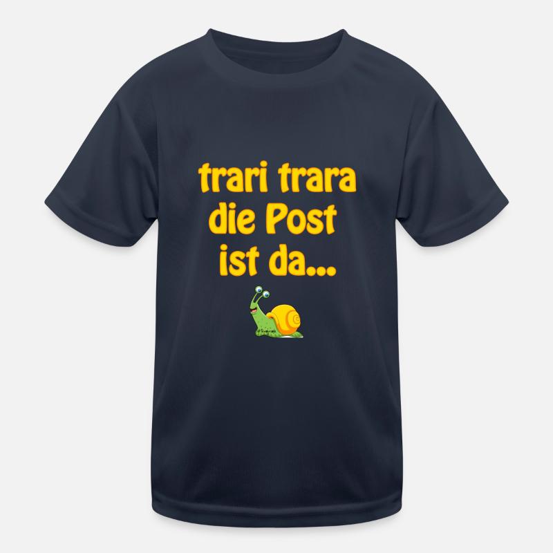 traritrara die Post ist da Kinder Funktions-T-Shirt