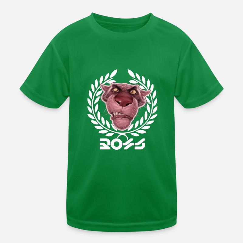 Boxy Panter Kinder Funktions-T-Shirt
