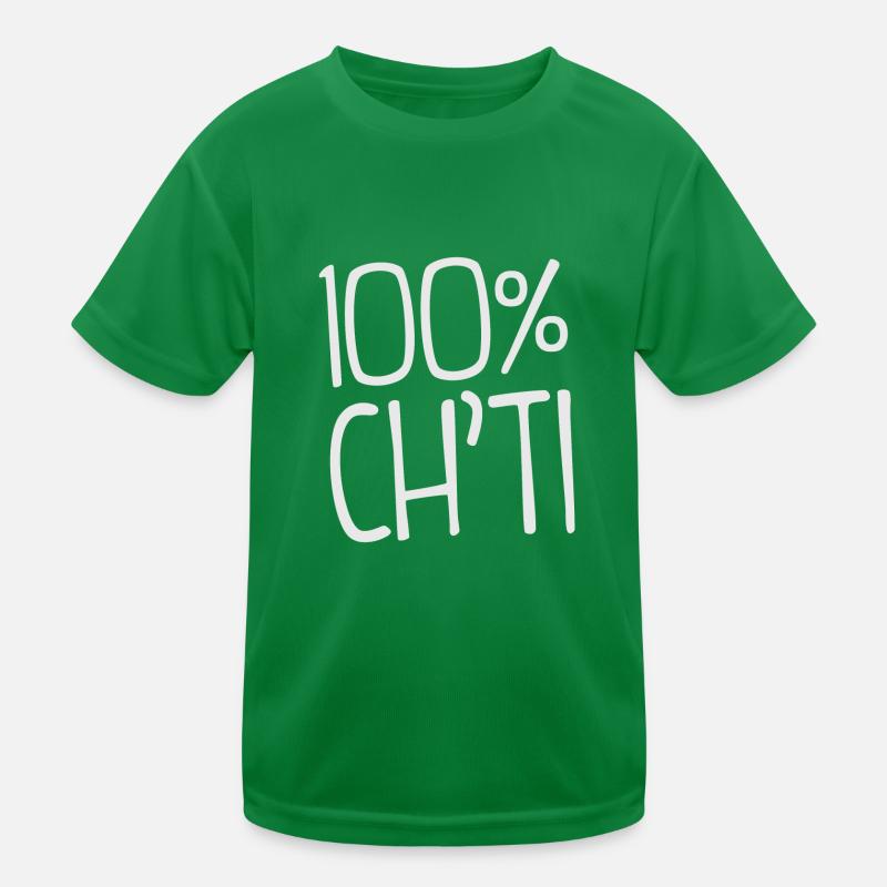 Nord Pas De Calais NPDC 100% Chti B T-shirt sport Enfant