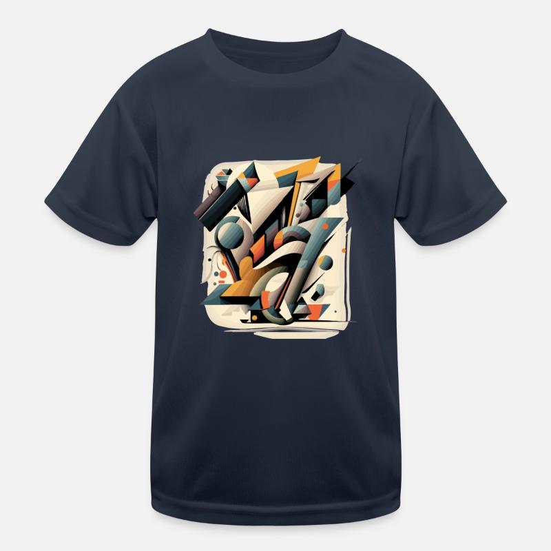 Abstract geometry Kids Functional T-Shirt