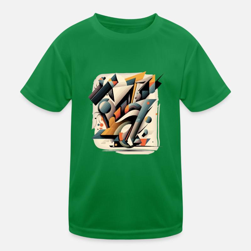 Abstract geometry Kids Functional T-Shirt