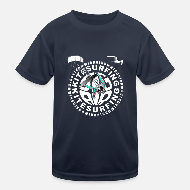 Kitesurfing Windkind Kids Functional T-Shirt
