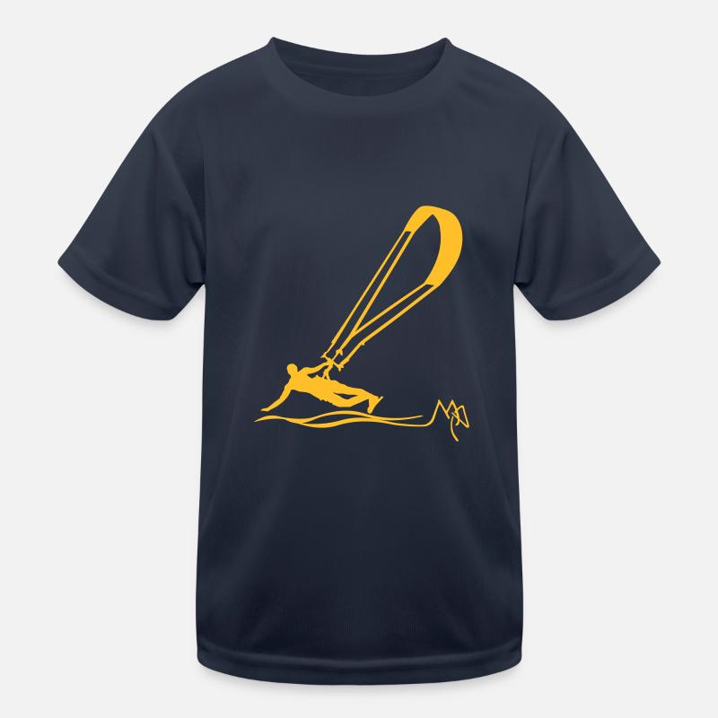 Kiter - T-shirt sport Enfant - bleu marine