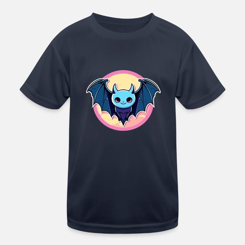 Fledermaus Illustration Kinder Funktions-T-Shirt