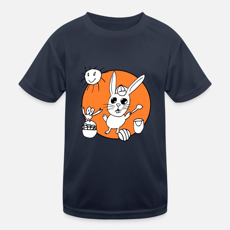 Cheerful and funny RDL Hare Kids Functional T-Shirt