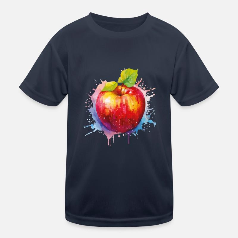 apfel Kinder Funktions-T-Shirt