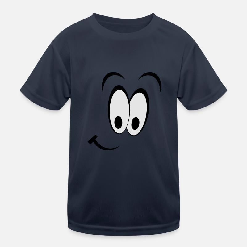 SMILEY - Kinder Funktions-T-Shirt - Navy